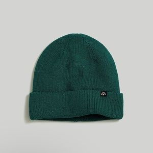 Madewell green cuffed beanie NWOT